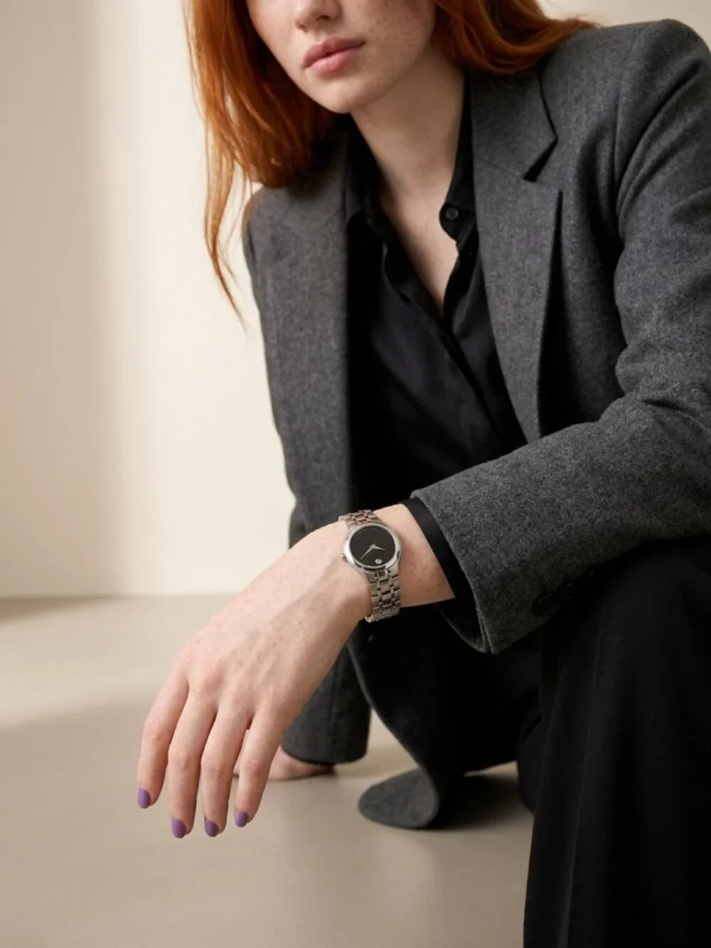 Movado dial black
